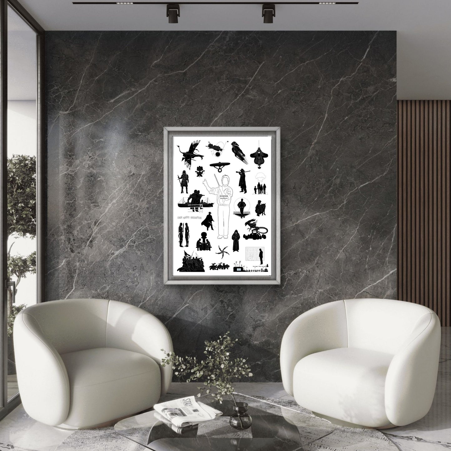 Póster Digital – James Horner de Minimalcatdesign