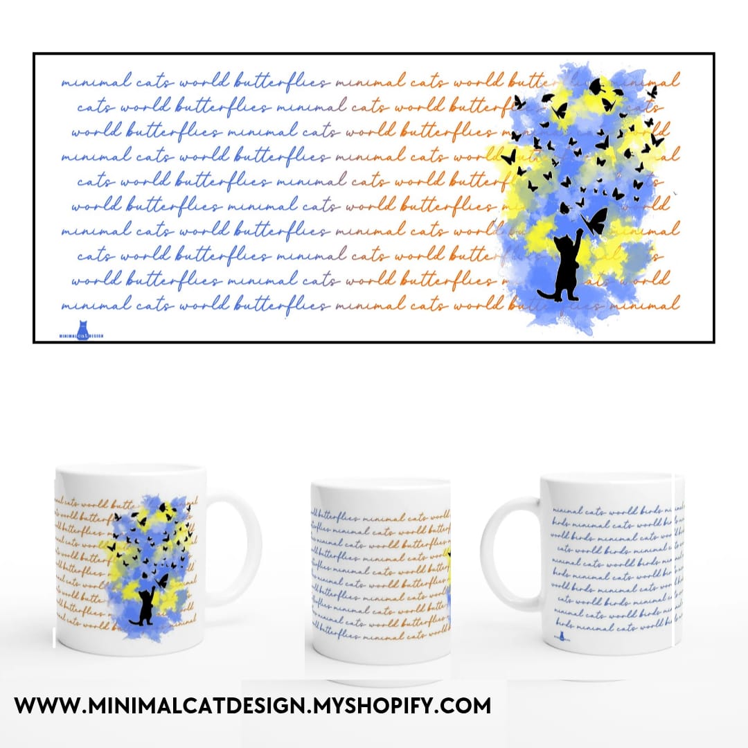 Póster Artístico – Butterflies de Minimalcatdesign