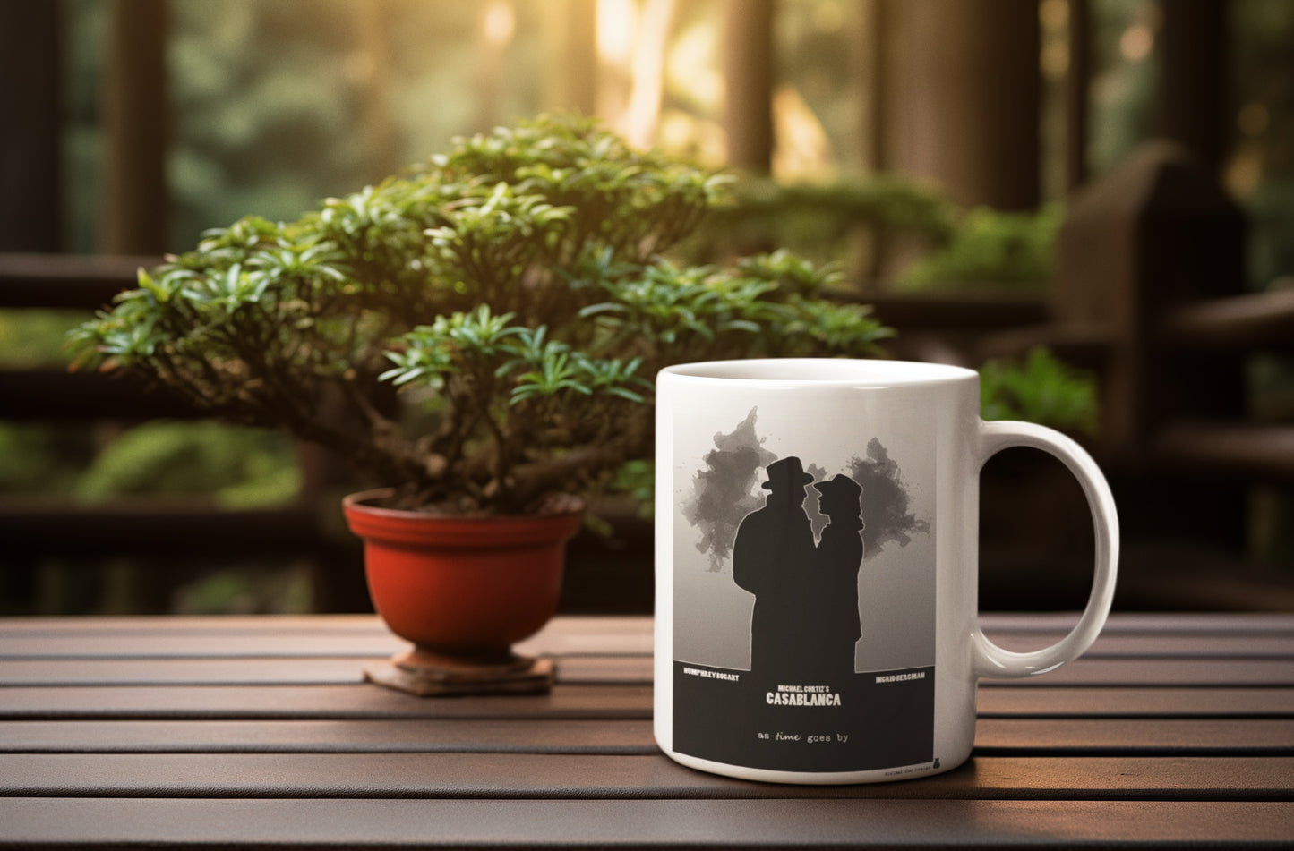 Casablanca – Taza Artística | minimalcatdesign