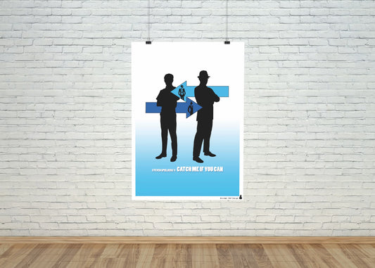 Catch Me If You Can – Póster Artístico | minimalcatdesign