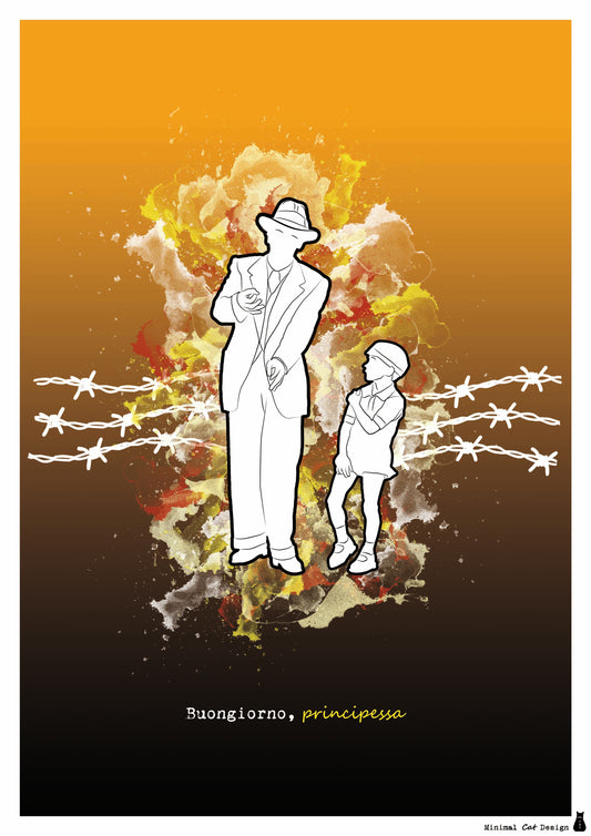 Póster – Life is Beautiful | minimalcatdesign