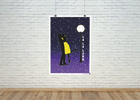 Póster Artístico – La La Land night (2016) de Damien Chazelle