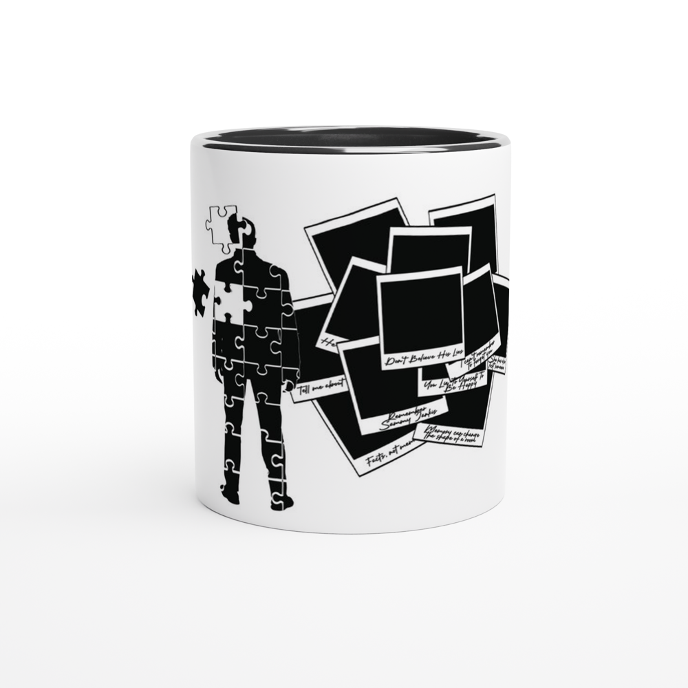 Memento – Taza Artística vista frontal | minimalcatdesign