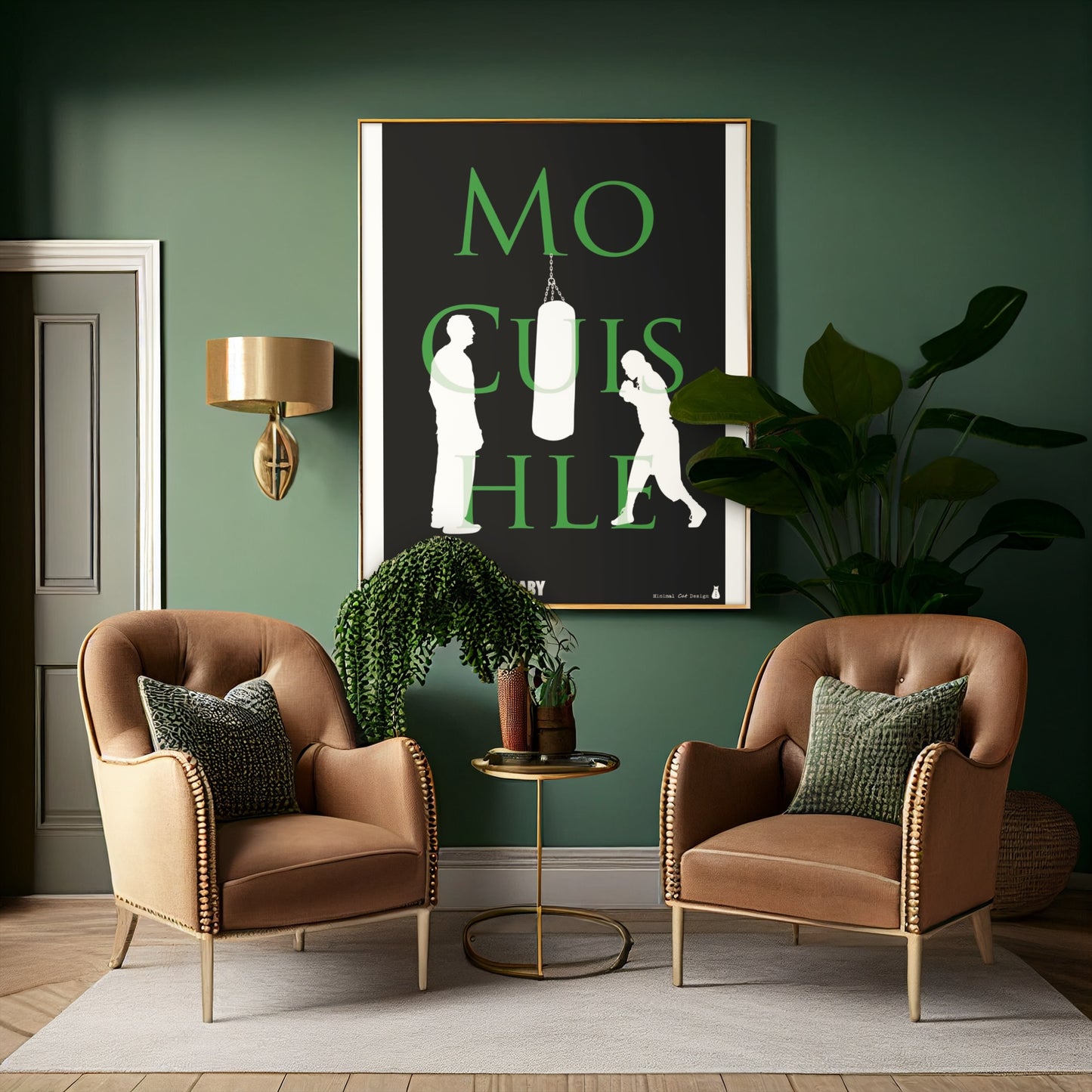 Million dollar baby – Poster Artístico | minimalcatdesign