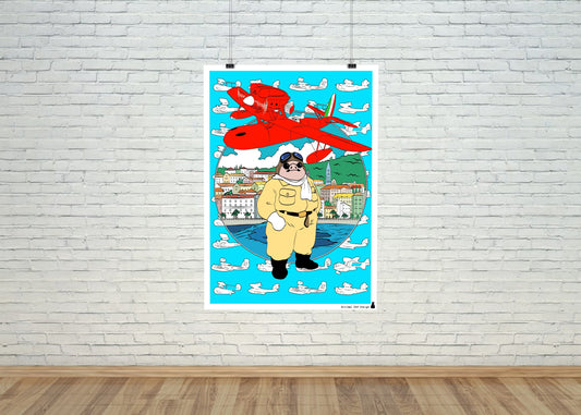 Póster Artístico – Porco Rosso (1992) de Hayao Miyazaki