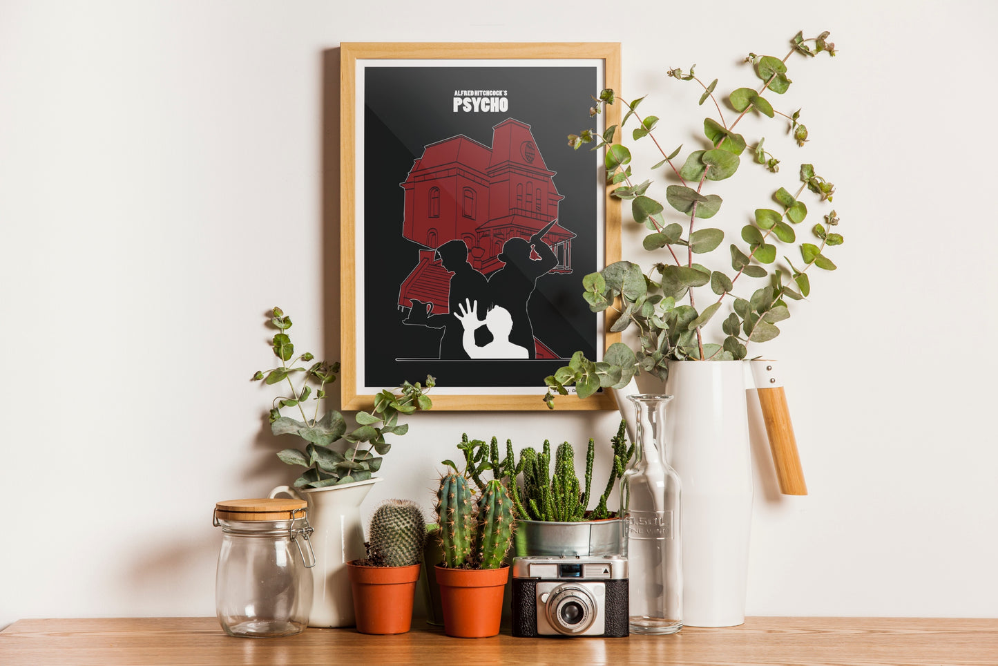 Póster Artístico – Psycho (1960) de Alfred Hitchcock