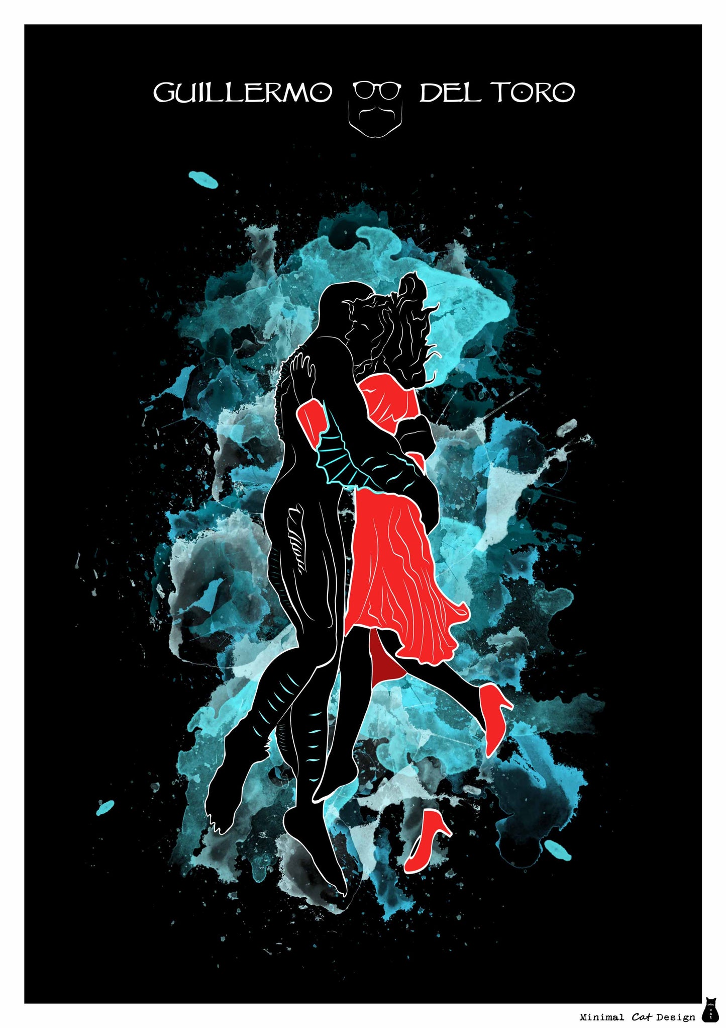 The shape of the water – Poster Artístico | minimalcatdesign