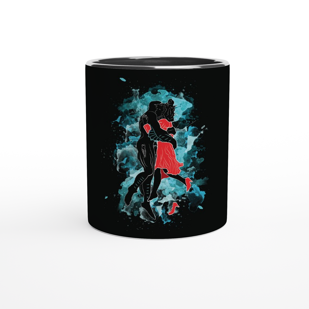 The shape of the water – Taza Artística vista frontal | minimalcatdesign