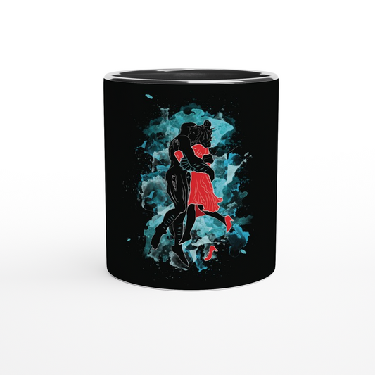 The shape of the water – Taza Artística vista frontal | minimalcatdesign