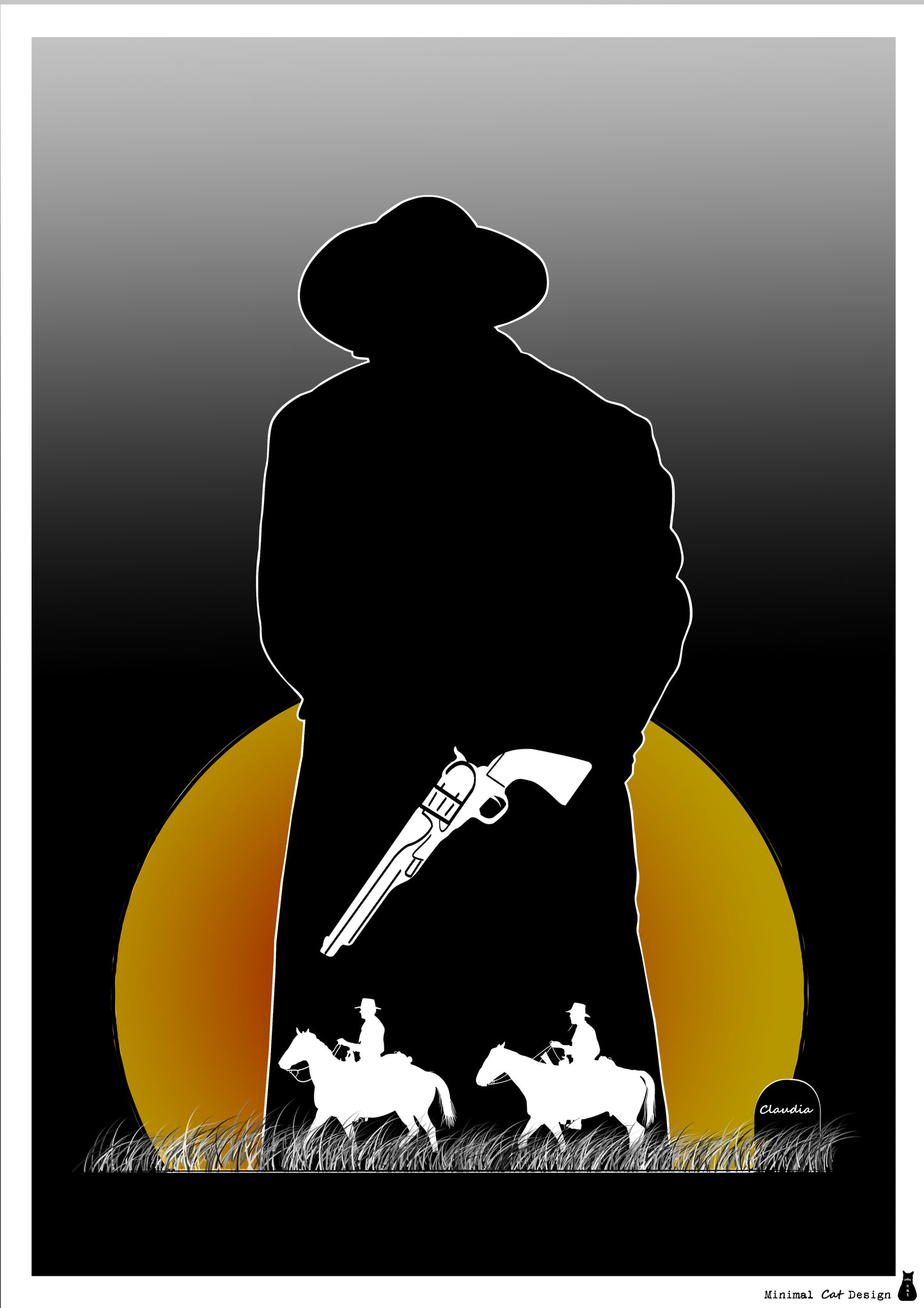Unforgiven – Poster Artístico | minimalcatdesign