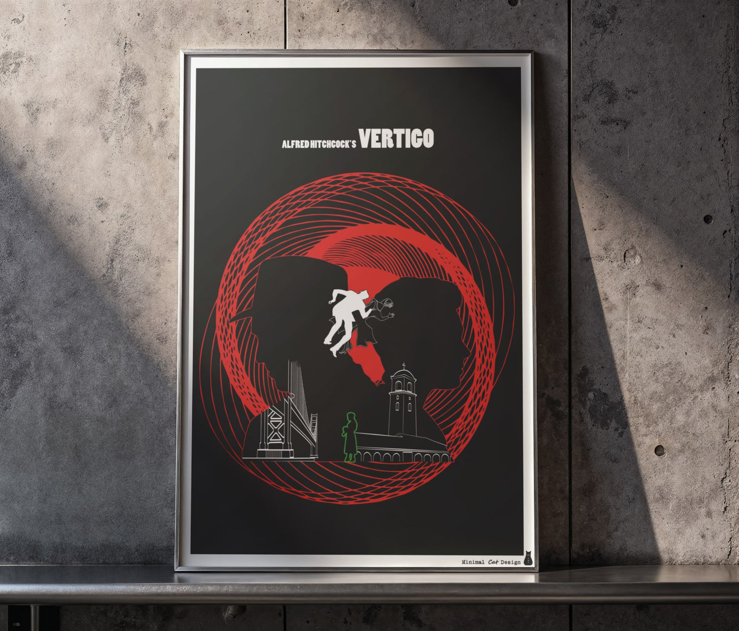 Vertigo – Poster Artístico | minimalcatdesign