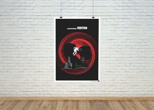 Póster Artístico – Vertigo (1958) de Alfred Hitchcock