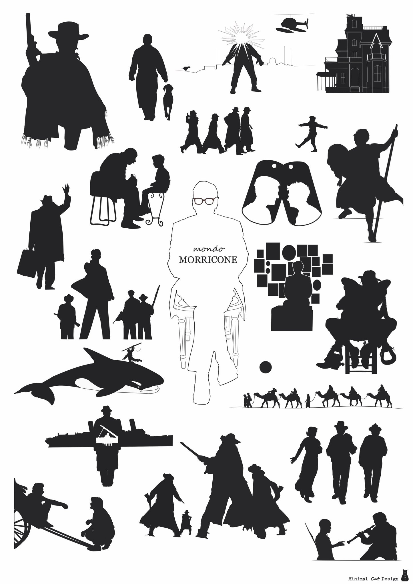 Póster Artístico – Ennio Morricone