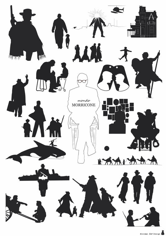 Póster Artístico – Ennio Morricone