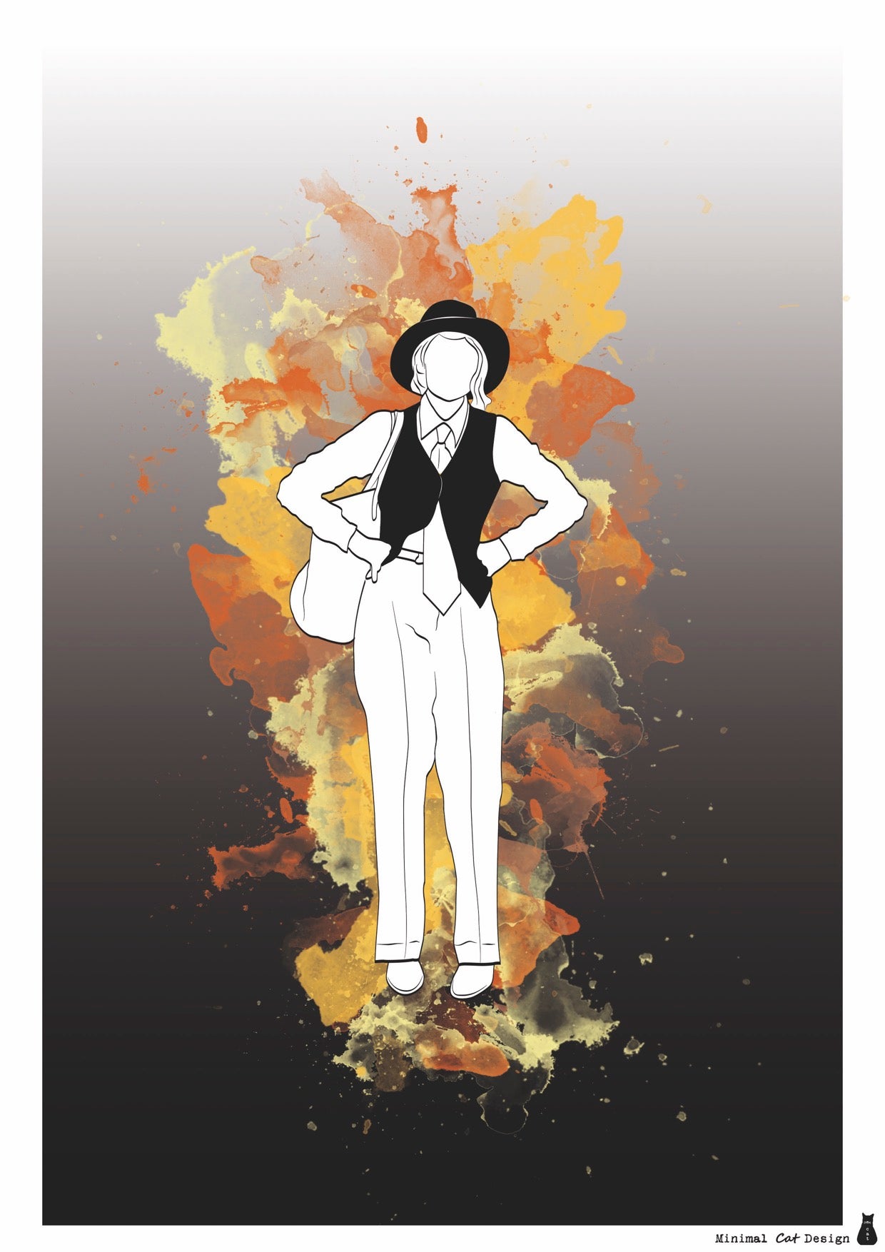 Póster Digital – Annie Hall de Minimalcatdesign