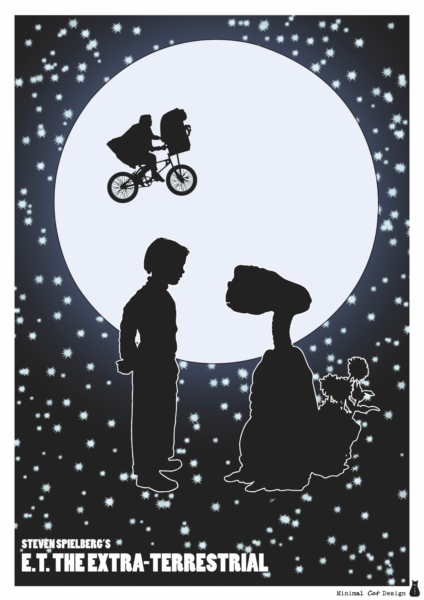 Póster Artístico – E.T. (1982) de Steven Spielberg