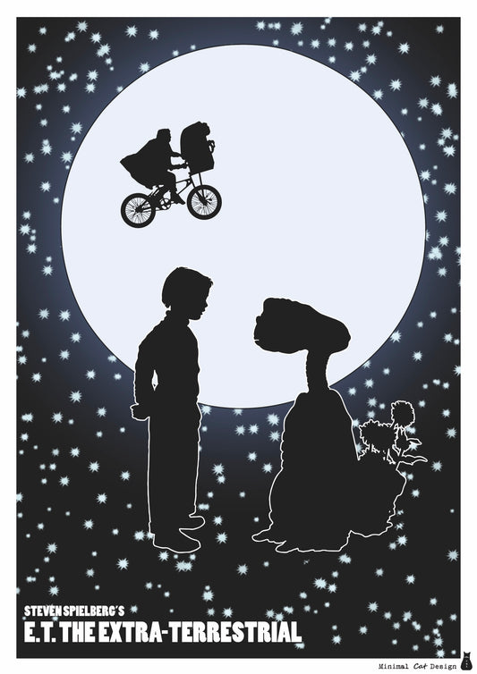 Póster Artístico – E.T. (1982) de Steven Spielberg
