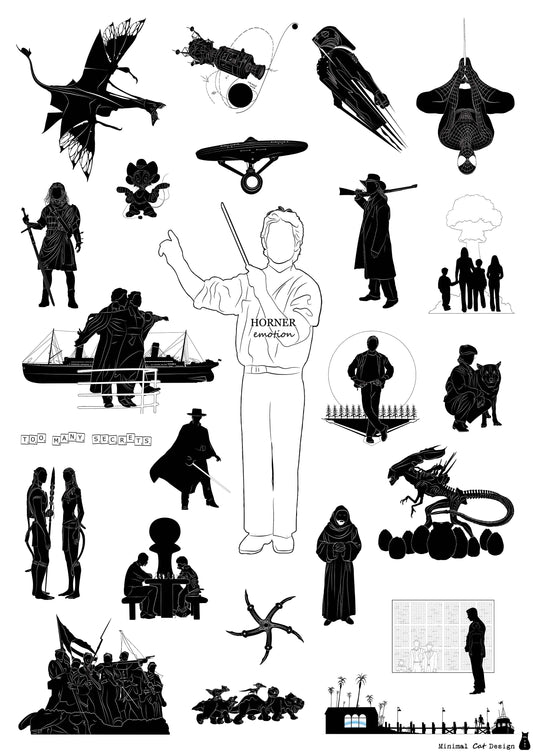 Póster Artístico – Horner Emotion | James Horner