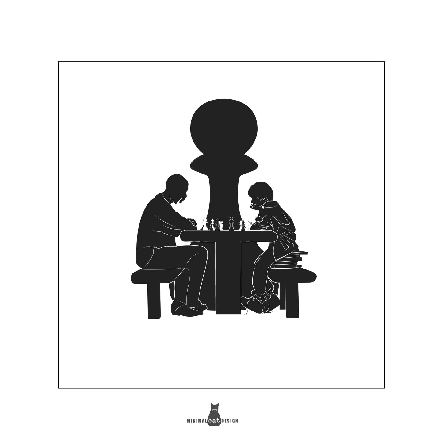 Póster Digital – James Horner de Minimalcatdesign