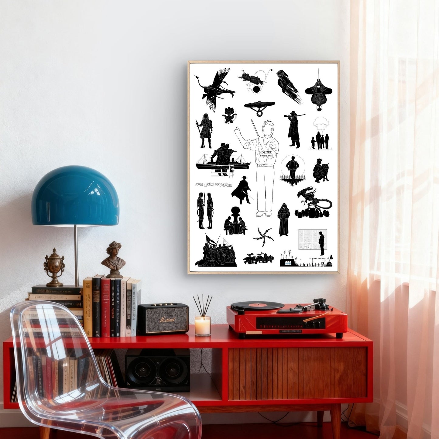 Póster Digital – James Horner de Minimalcatdesign