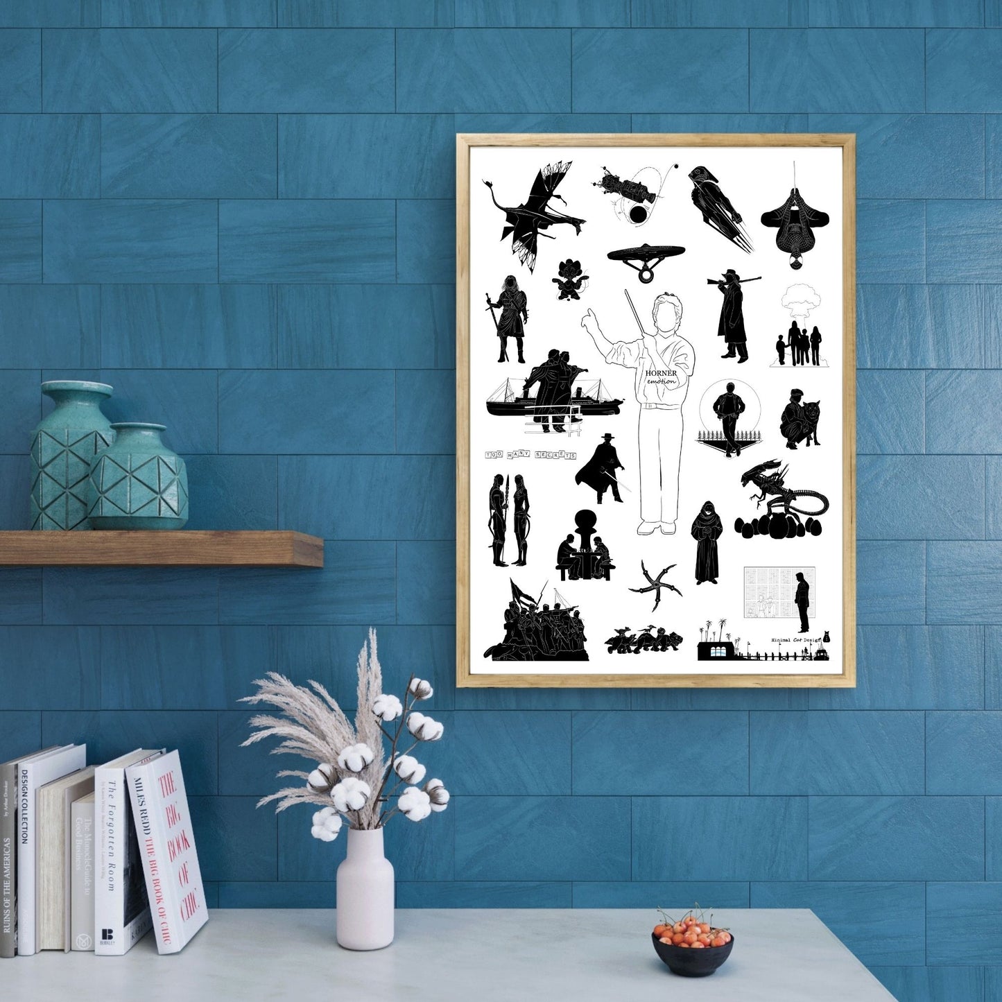 Póster Digital – James Horner de Minimalcatdesign