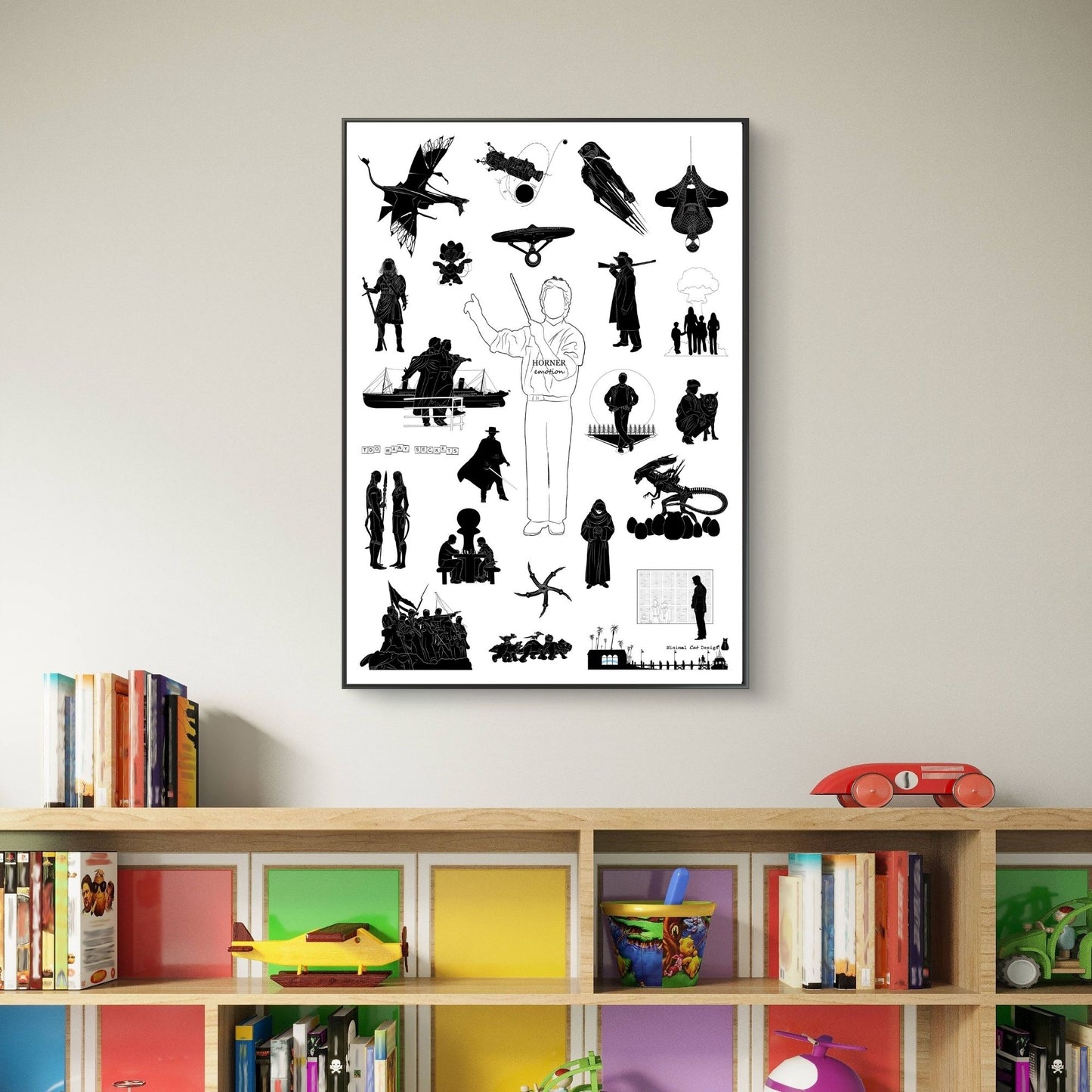 Póster Digital – James Horner de Minimalcatdesign