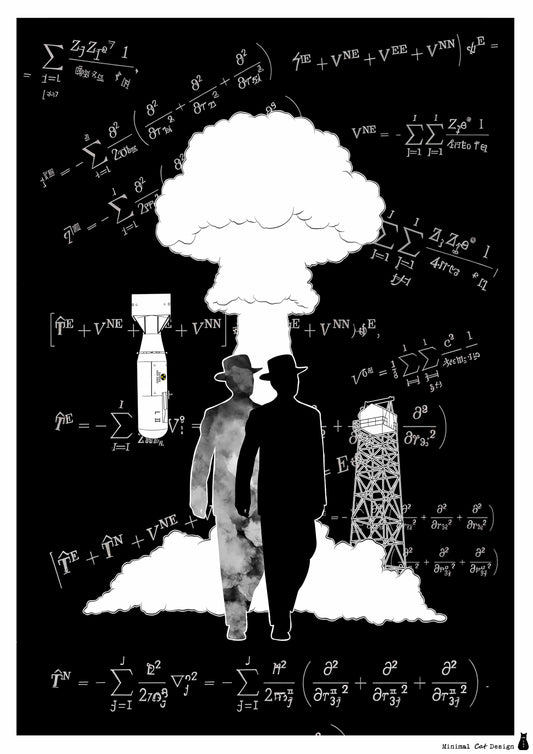 Oppenheimer – Poster Artístico | minimalcatdesign