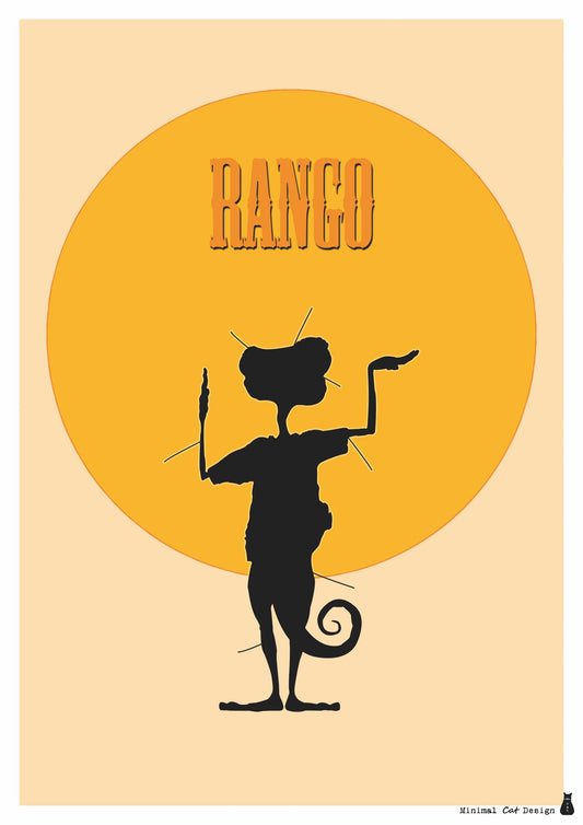 Póster Digital – Rango de Minimalcatdesign
