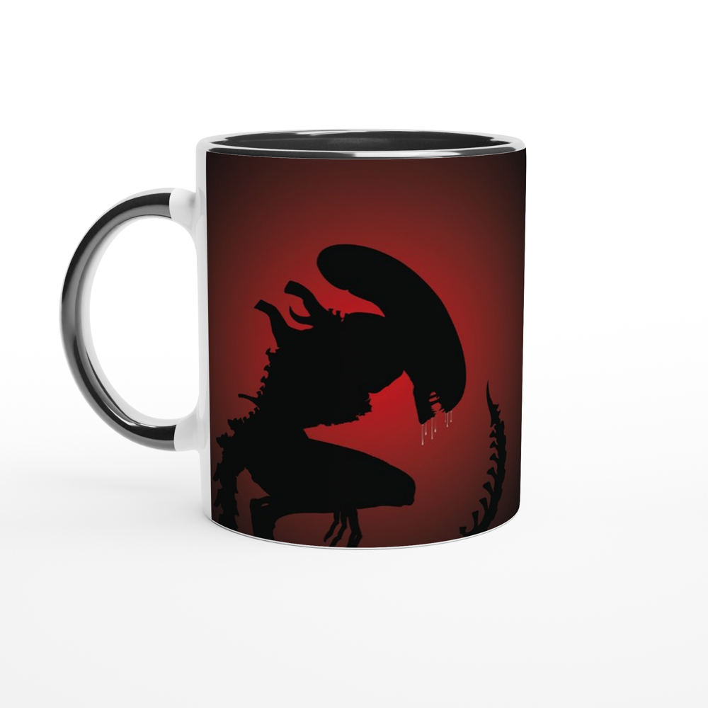 Alien – Taza Artística - vista izquierda | minimalcatdesign