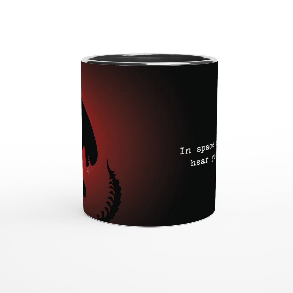 Alien – Taza Artística - vista frontal | minimalcatdesign