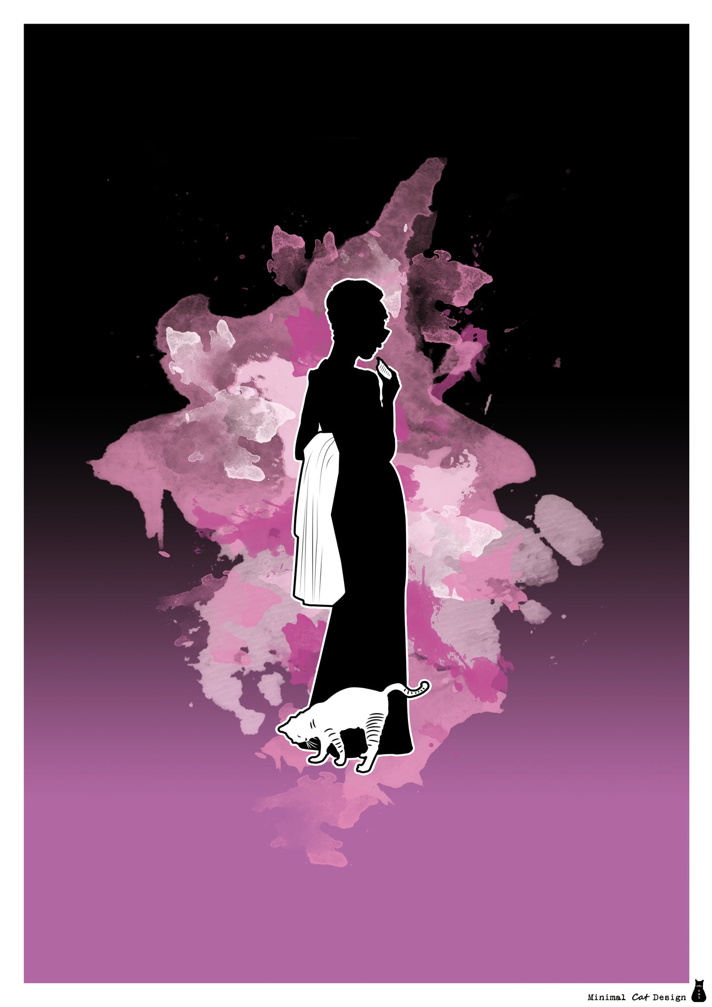 Breakfast at Tiffany’s – Audrey Hepburn – Póster Artístico | minimalcatdesign