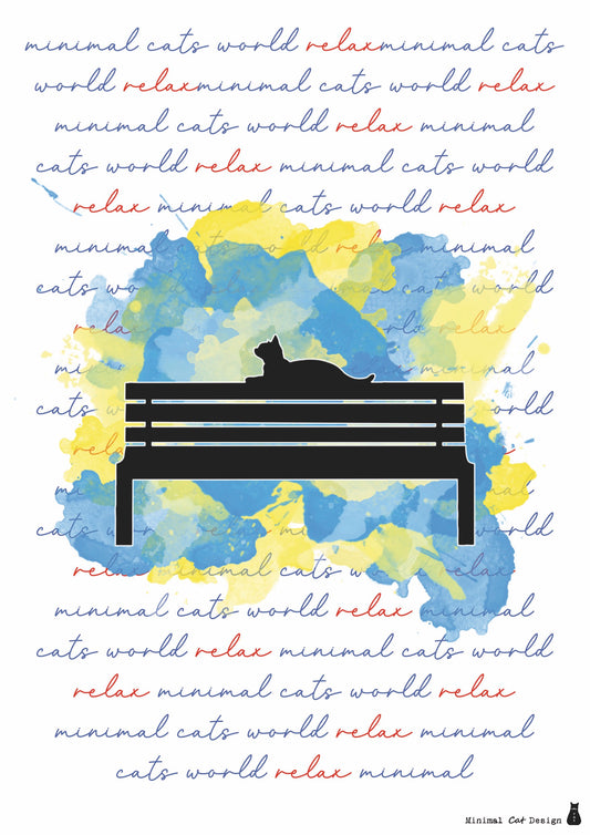 Póster Artístico – Cat Banco de Minimalcatdesign