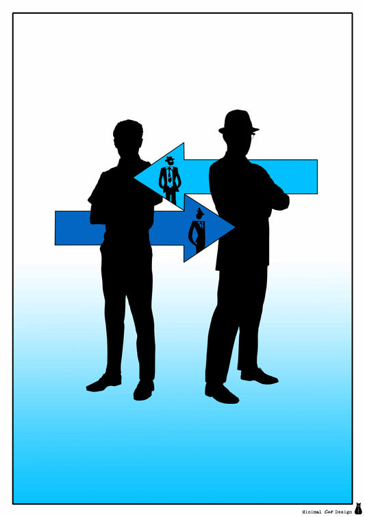 Catch Me If You Can – Póster Artístico | minimalcatdesign