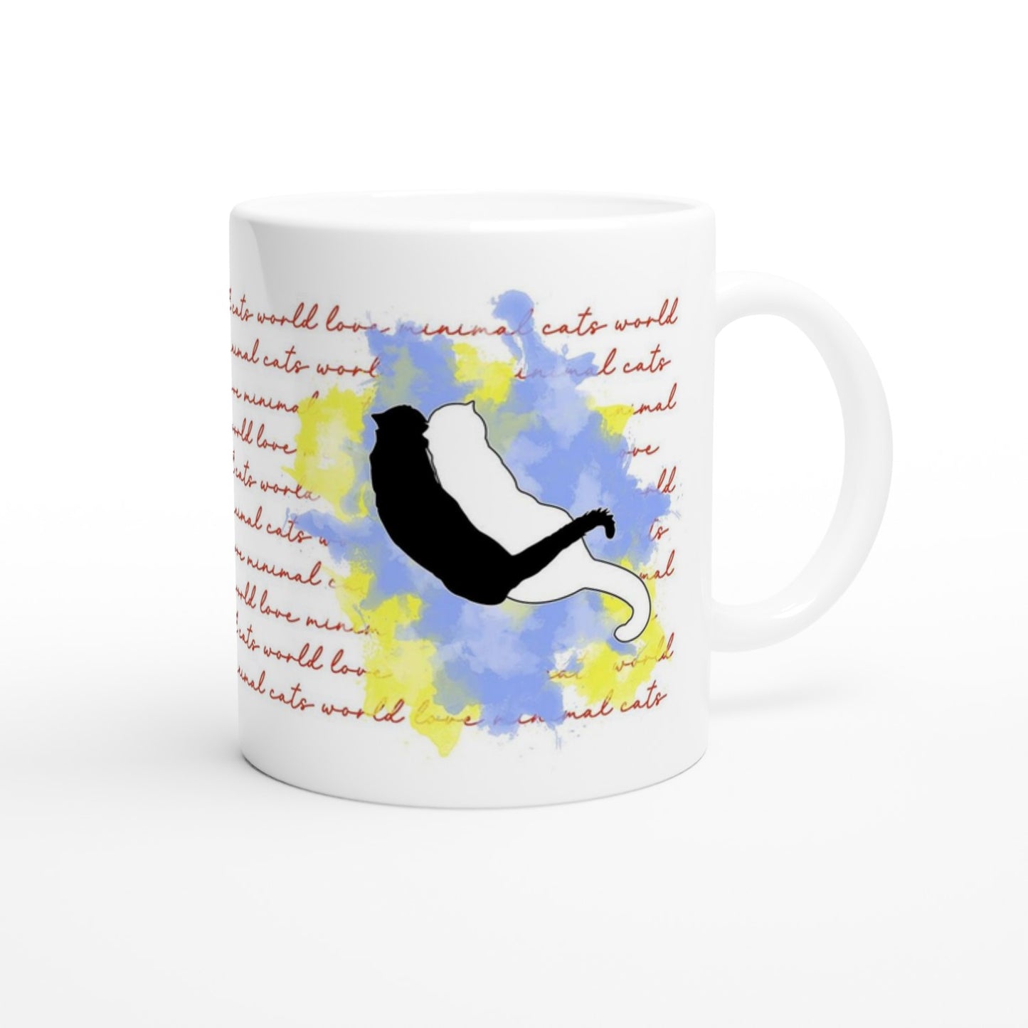 Póster Artístico – Cat Love de Minimalcatdesign