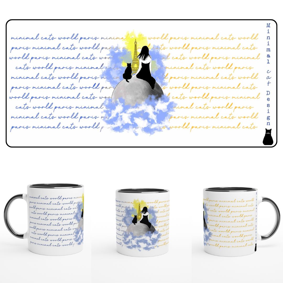 Póster Artístico – Chats Parisians de Minimalcatdesign