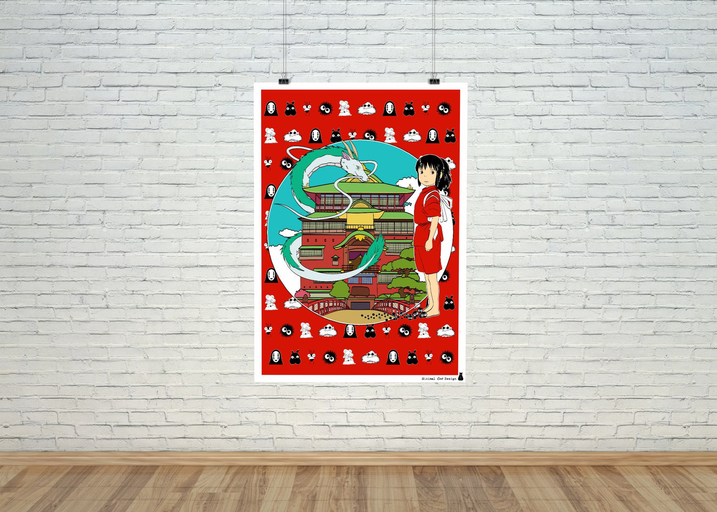 Póster Artístico – Spirited Away (2001) de Hayao Miyazaki