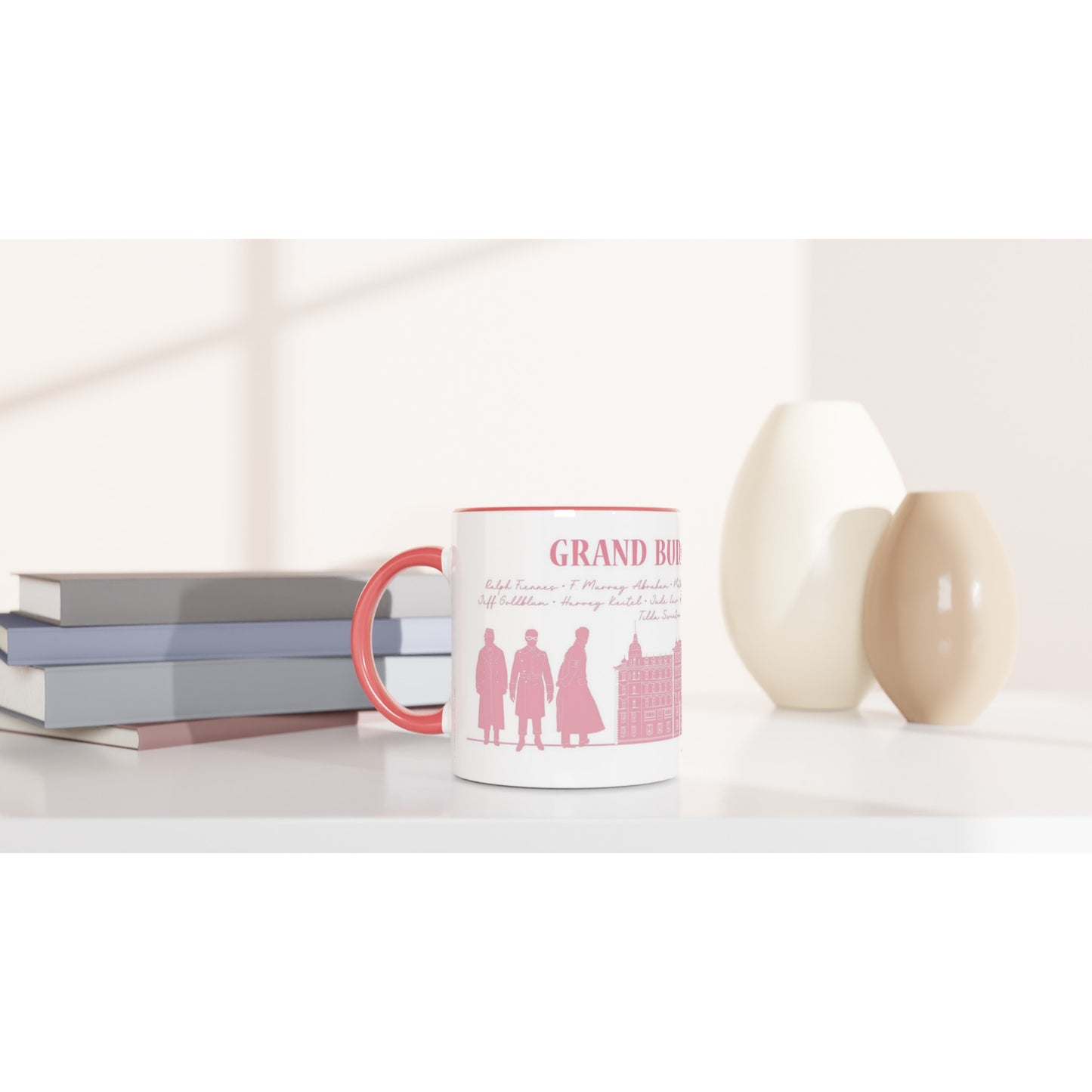 Grand Budapest Hotel – Taza Artística estanteria libros | minimalcatdesign