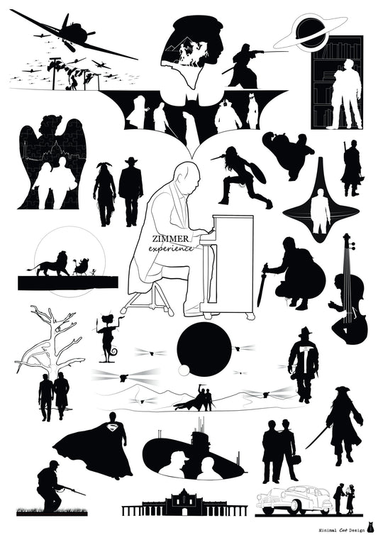 Poster musica y cine | Hans Zimmer | minimalcatdesign