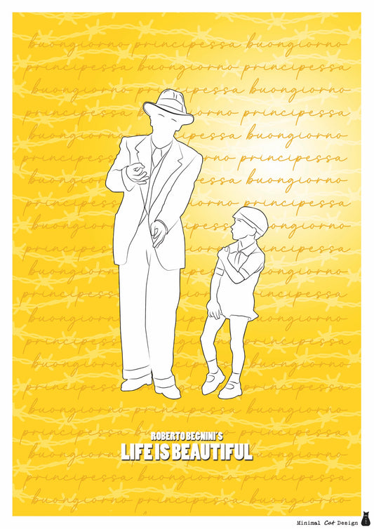 Póster Artístico – Life is Beautiful (1997) de Roberto Benigni