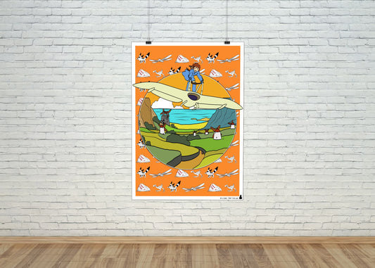 Póster Artístico – Nausicaä of the Valley of the Wind (1984) de Hayao Miyazaki