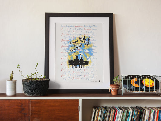 Póster Artístico – Oldies de Minimalcatdesign