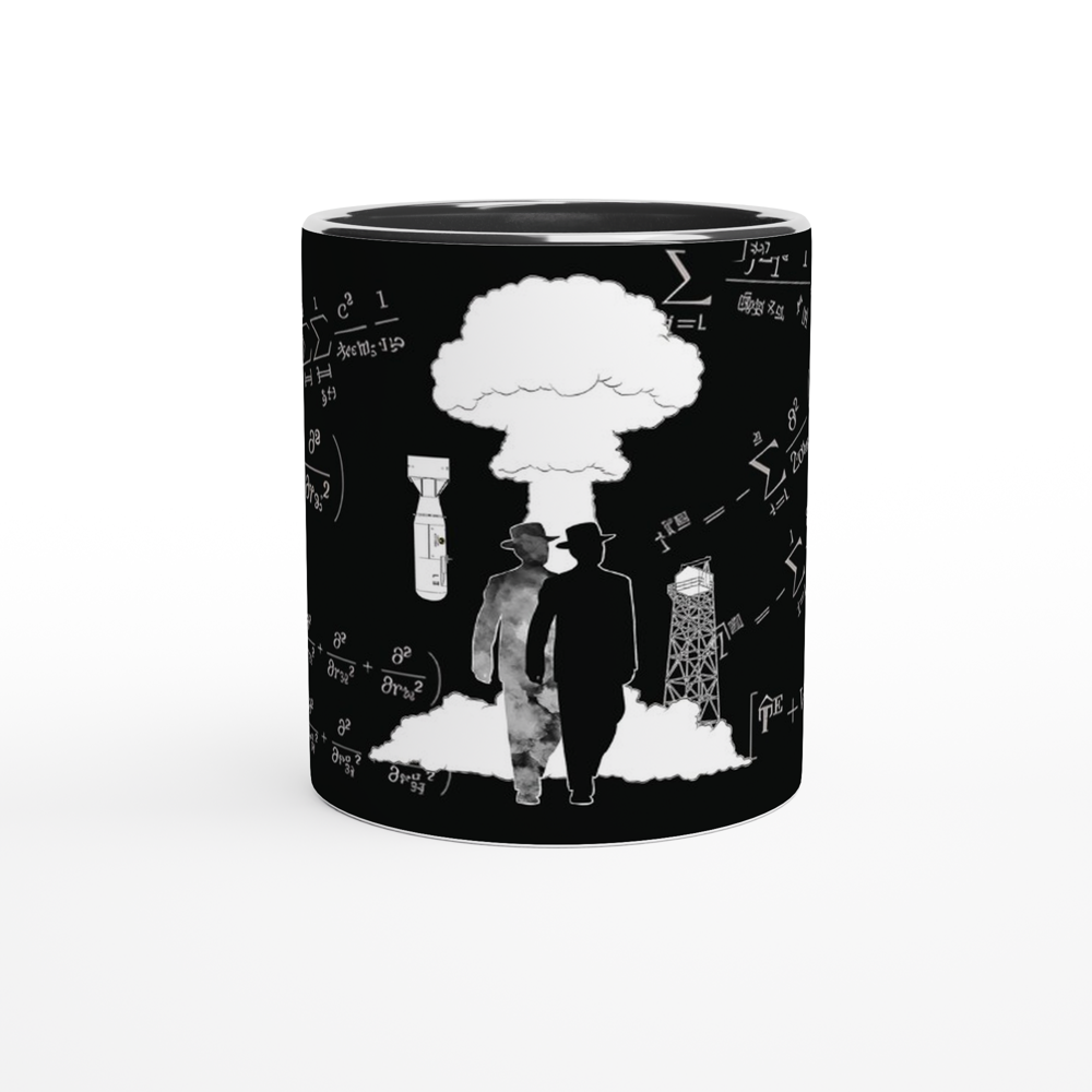 Oppenheimer – Taza Artística vista central | minimalcatdesign