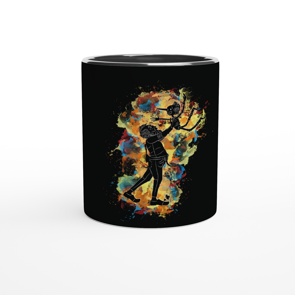 Pinocchio – Taza Artística vista central | minimalcatdesign