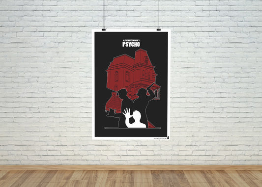 Póster Artístico – Psycho (1960) de Alfred Hitchcock
