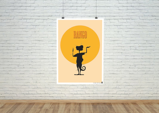 Póster Artístico – Rango (2011) de Gore Verbinski