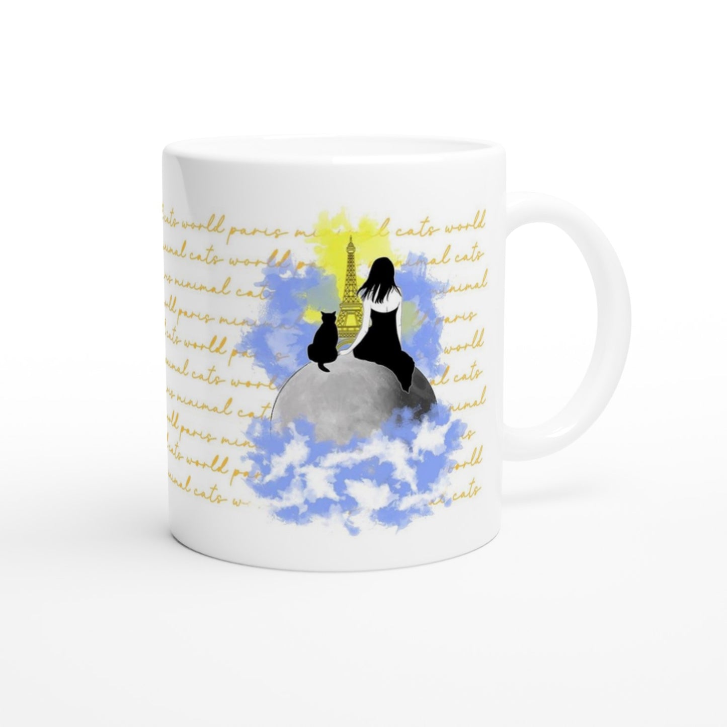 Póster Artístico – Chats Parisians de Minimalcatdesign