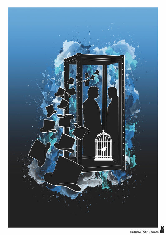 Póster Digital – The Prestige de Minimalcatdesign