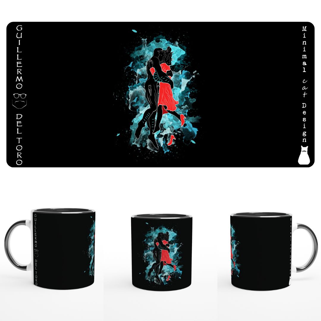 The shape of the water – Taza Artística | minimalcatdesign