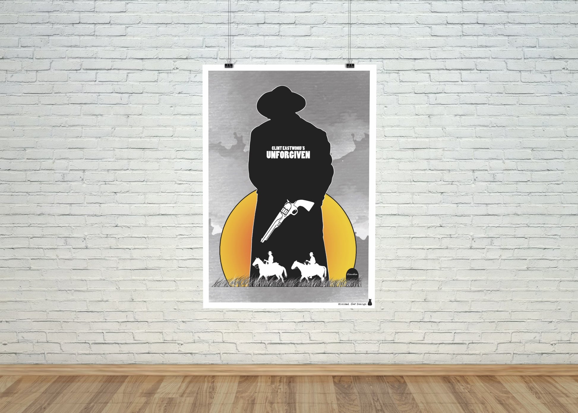 Unforgiven – Poster Artístico | minimalcatdesign
