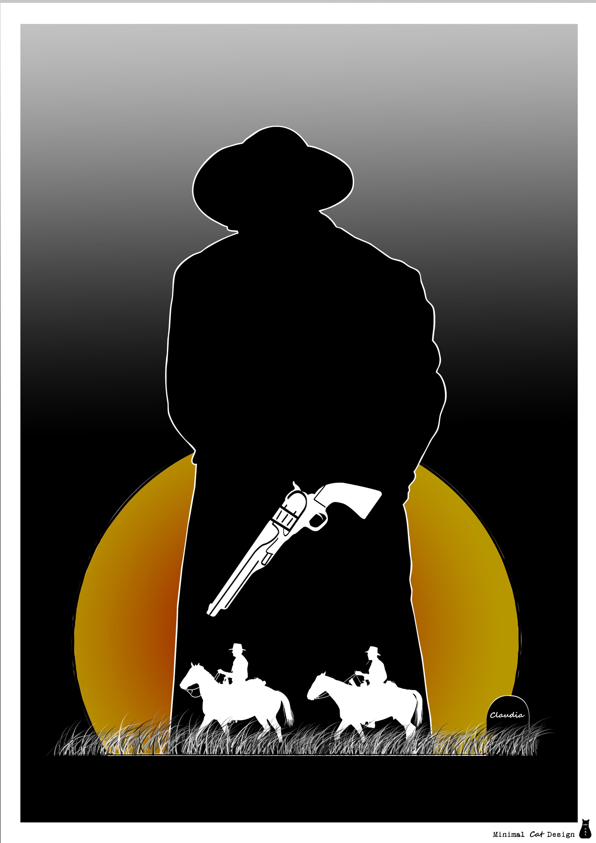 Unforgiven – Poster Artístico | minimalcatdesign